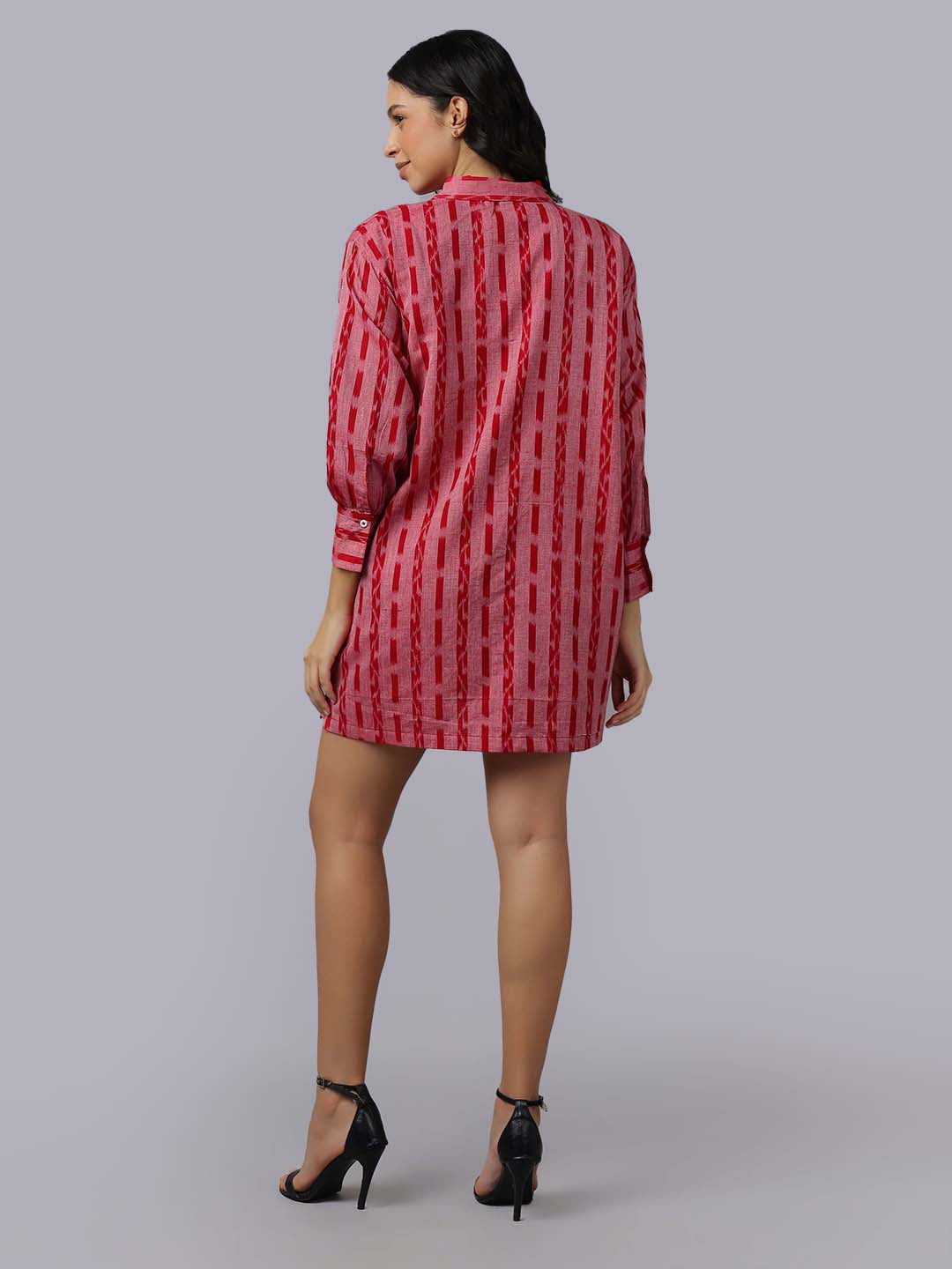 Striped Shirt Dress