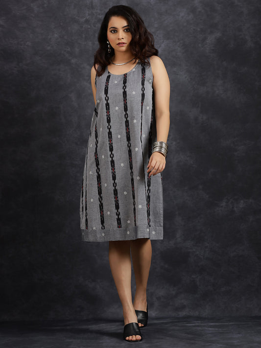 Sleeveless A-line Dress