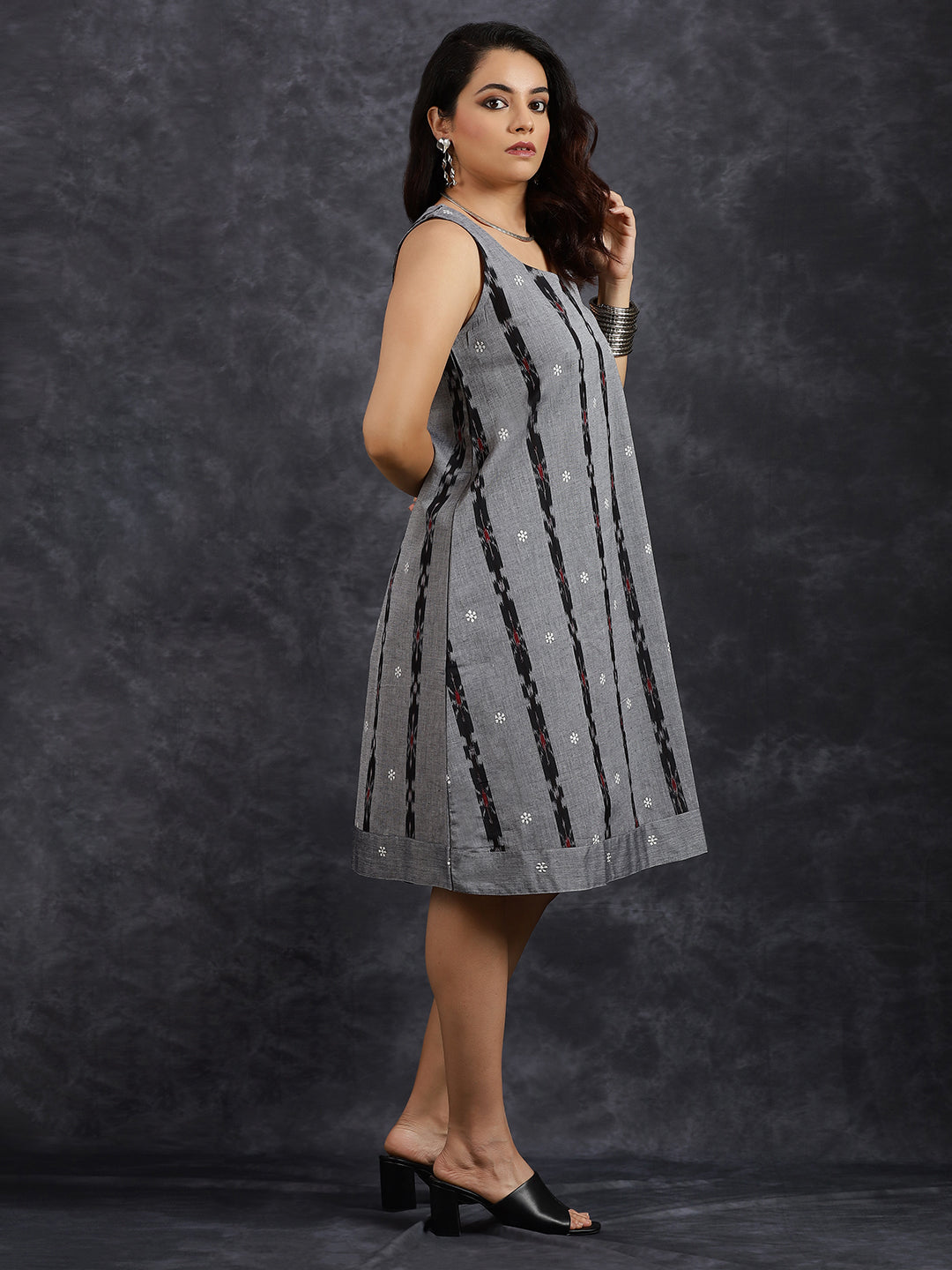 Sleeveless A-line Dress