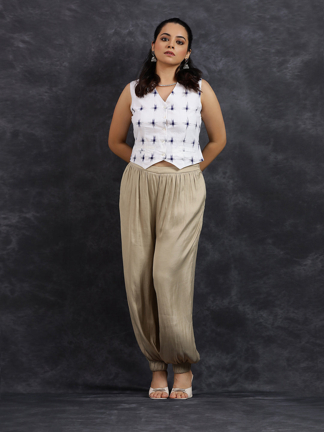 White Cotton Waistcoat 2.0