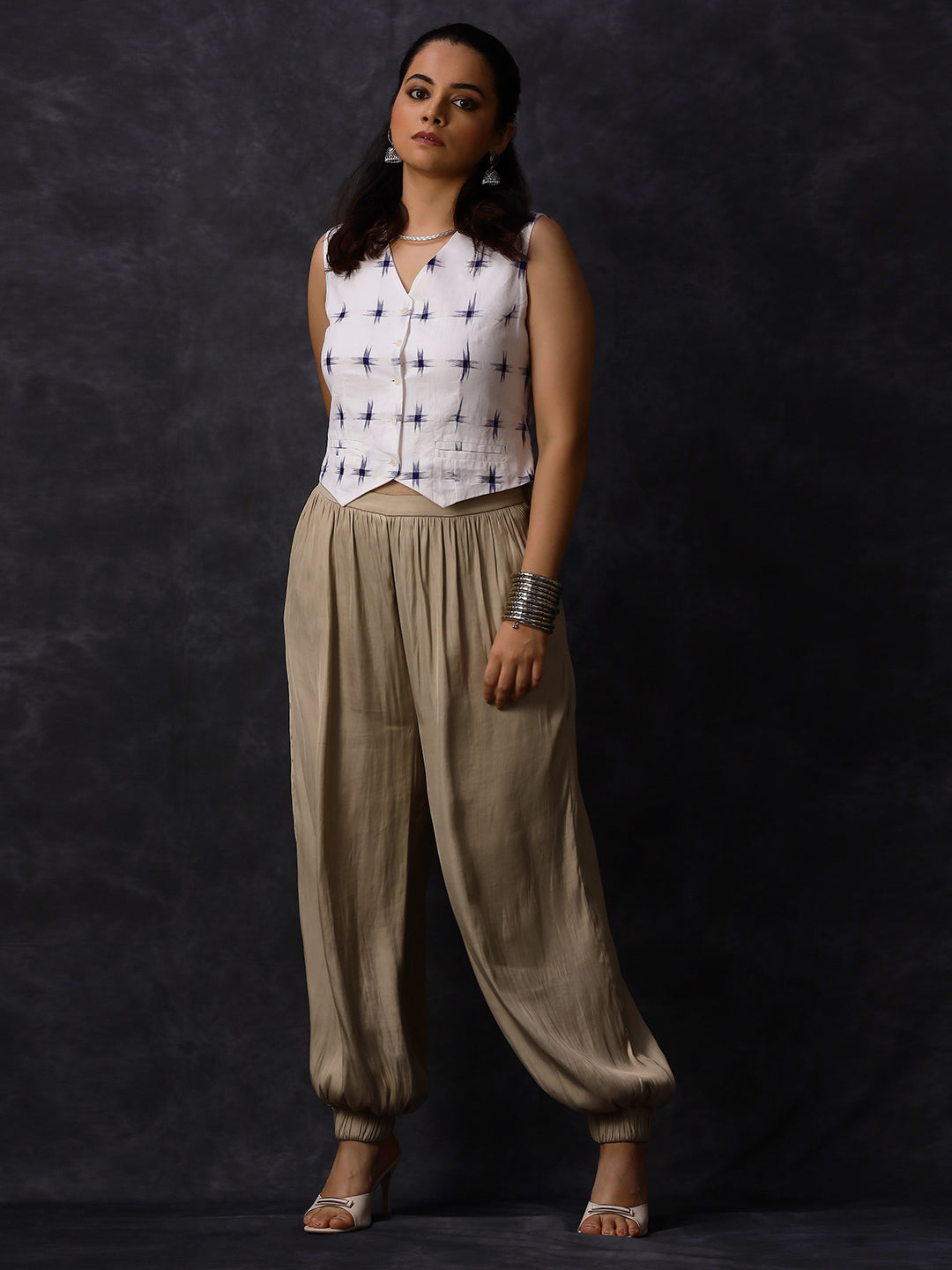 White Cotton Waistcoat 2.0