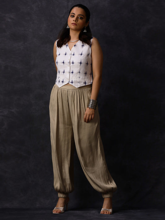 White Cotton Waistcoat 2.0
