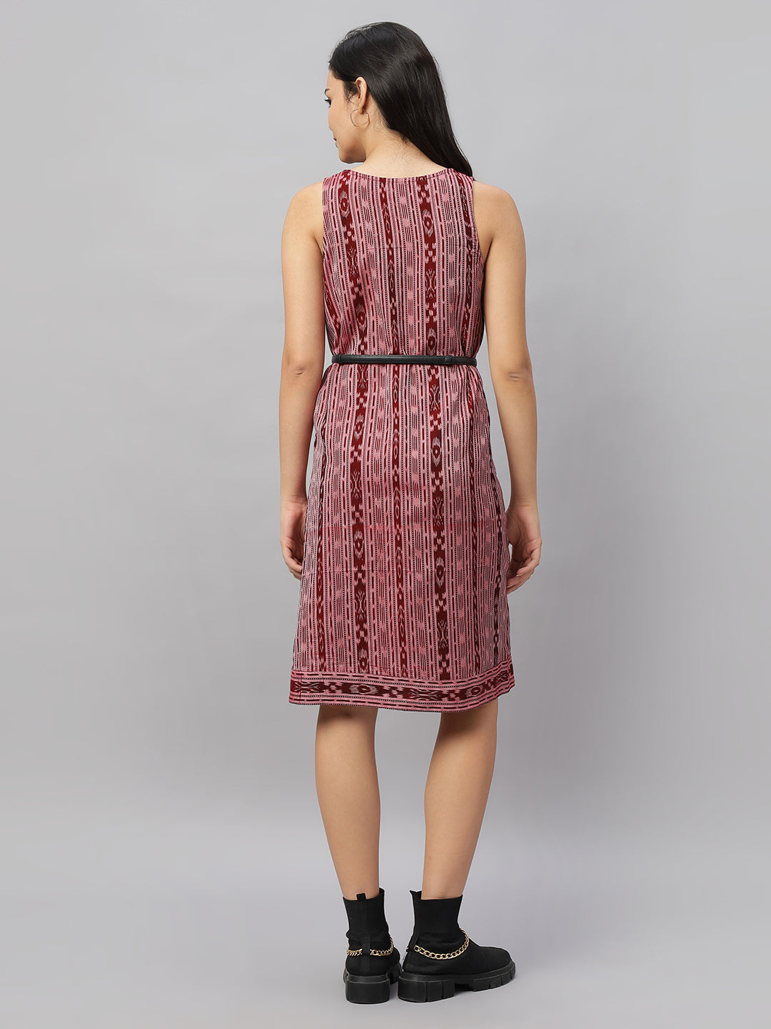 Sleeveless A-line Dress