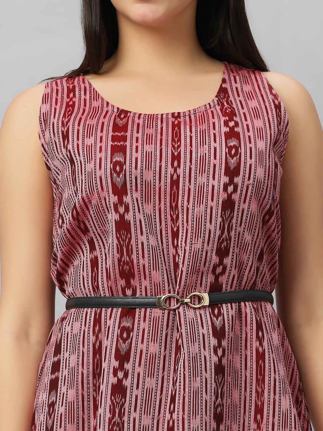Sleeveless A-line Dress