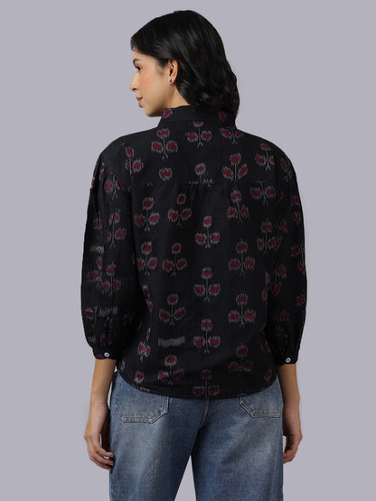 Boxy Fit Cotton Shirt