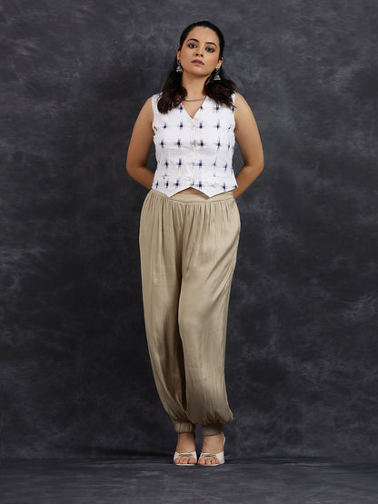 White Cotton Waistcoat 2.0