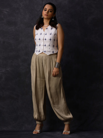 White Cotton Waistcoat 2.0